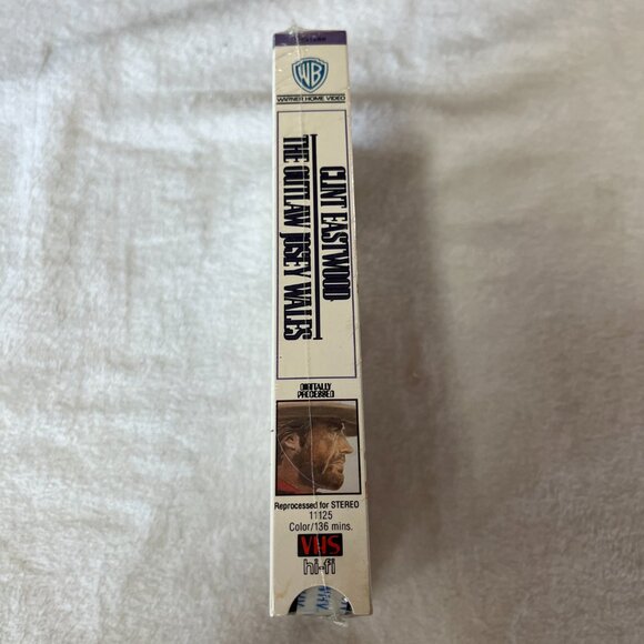 Clint Eastwood The Outlaw Josey Wales VHS Sealed Brand New Western WB Watermark - Picture 2 of 6